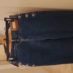 Vintage 90's premium denim Mom Jean with western styling